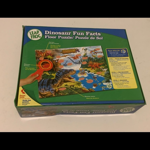 Leapfrog floor puzzle-dinosaur fun facts - Picture 2 of 5